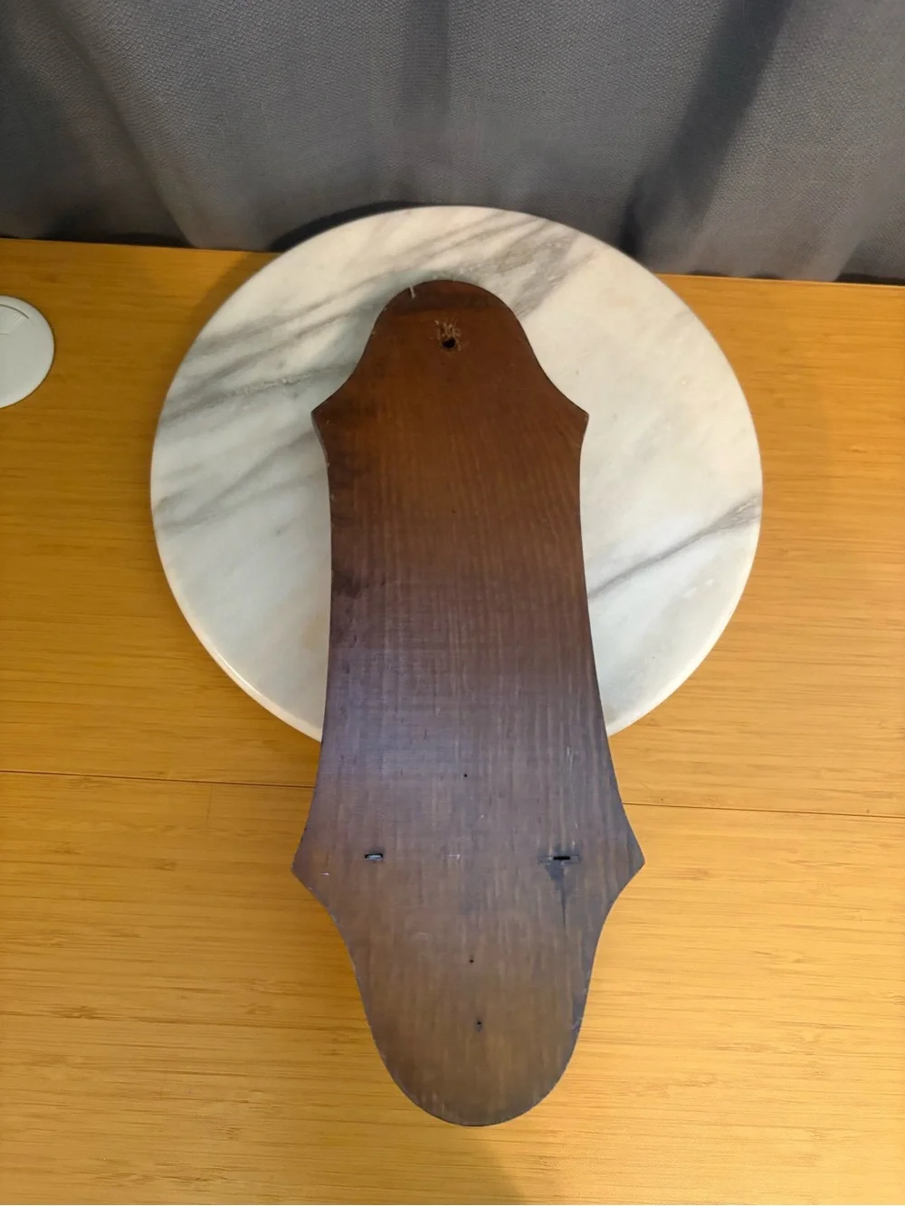 Wooden Wall Sconce Candle Holder - Warm Brown